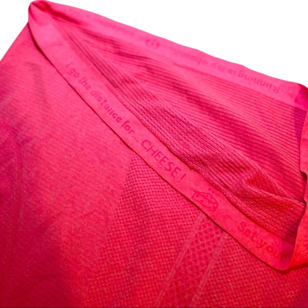 Lululemon Swiftly Tech Racerback Heathered Neon Pink